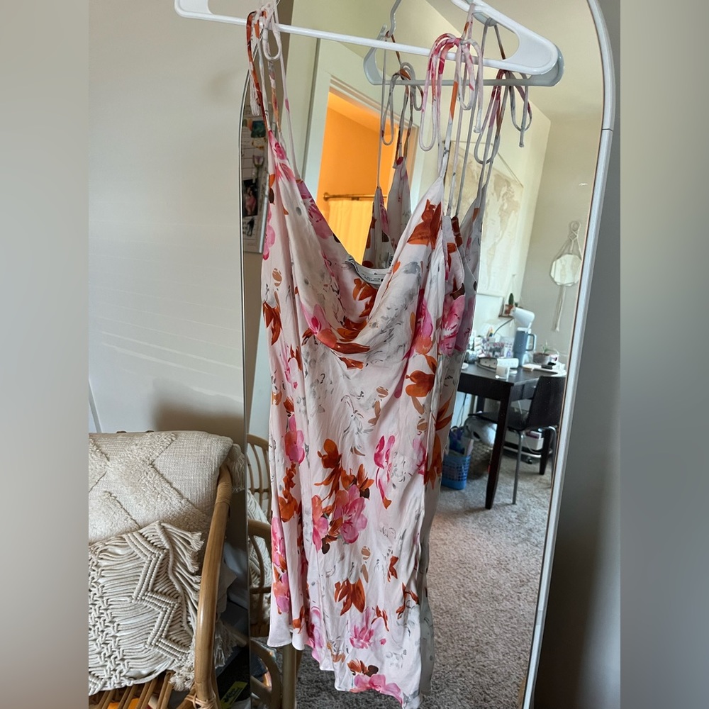 Zara floral dress